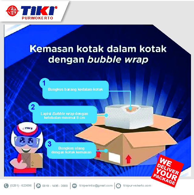 Tips Kemasan Kotak  Aman Mudah Tiki Purwokerto